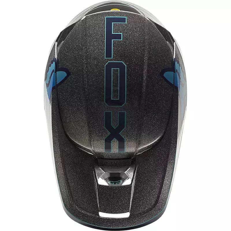 Casco Moto V1 CNTRO Gris Fox | Casco Moto Fox casco fox racing motocross mtb