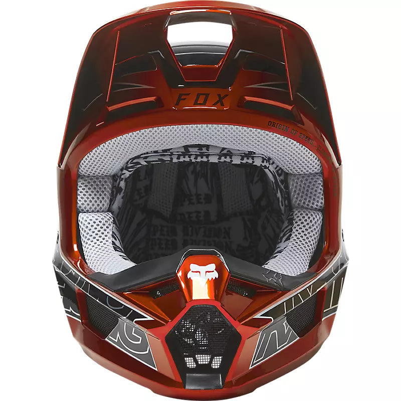 Casco Moto Niño V1 Peril Rojo/Negro Fox | Casco Moto Fox casco fox racing motocross mtb