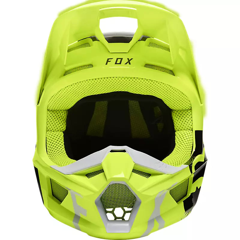 Casco Moto Niño V1 Skew Amarillo Fox | Casco Moto Fox casco fox racing motocross mtb