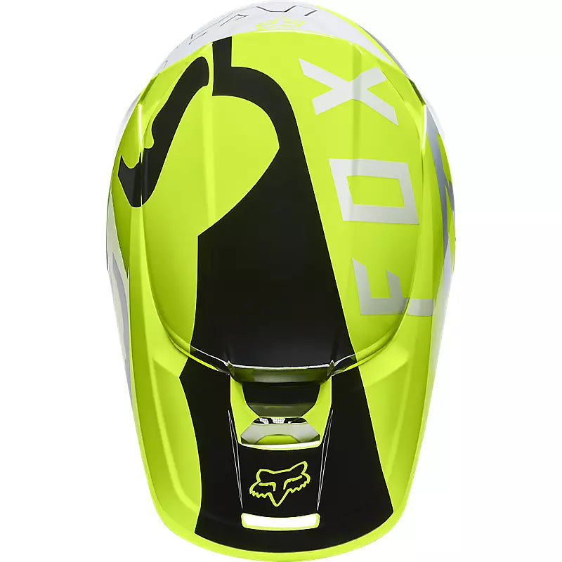 Casco Moto Niño V1 Skew Amarillo Fox | Casco Moto Fox casco fox racing motocross mtb