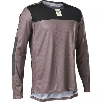 Polera Bicicleta Defend Manga Larga Café Fox polera bicicleta fox mtb