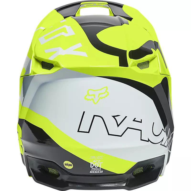 Casco Moto Niño V1 Skew Amarillo Fox | Casco Moto Fox casco fox racing motocross mtb