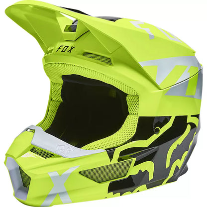 Casco Moto Niño V1 Skew Amarillo Fox | Casco Moto Fox casco fox racing motocross mtb