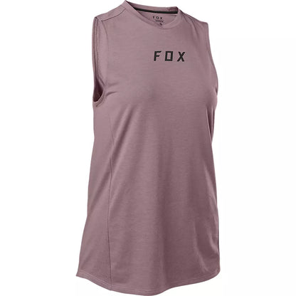 Polera Bicicleta Mujer Ranger Drirelease® Sin Mangas Morado Fox polera bicicleta fox mtb