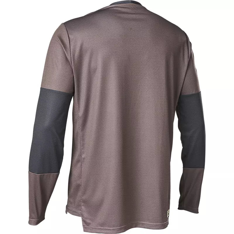 Polera Bicicleta Defend Manga Larga Café Fox polera bicicleta fox mtb