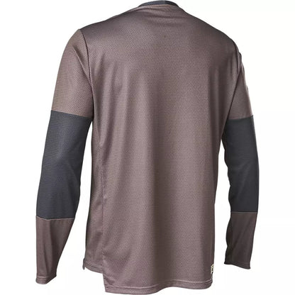 Polera Bicicleta Defend Manga Larga Café Fox polera bicicleta fox mtb