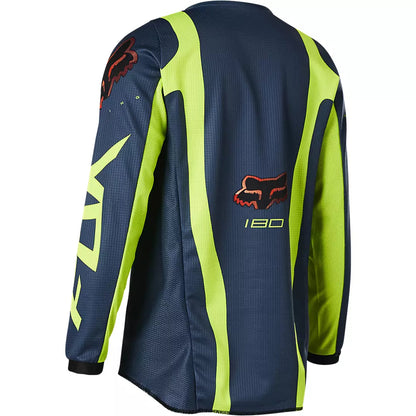 Polera Moto Niño 180 Venz Azul Fox polera moto fox motocross