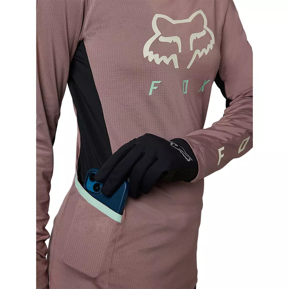 Polera Moto Mujer Ranger Drive Morado Fox polera moto fox motocross