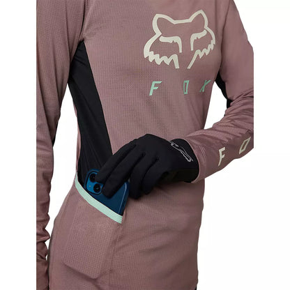 Polera Moto Mujer Ranger Drive Morado Fox polera moto fox motocross