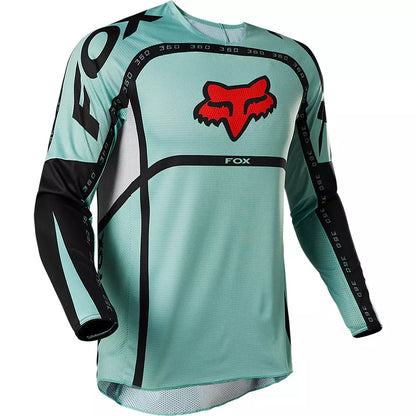 Polera Moto 360 DVIDE Celeste Fox polera moto fox motocross