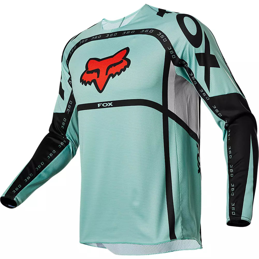 Polera Moto 360 DVIDE Celeste Fox polera moto fox motocross