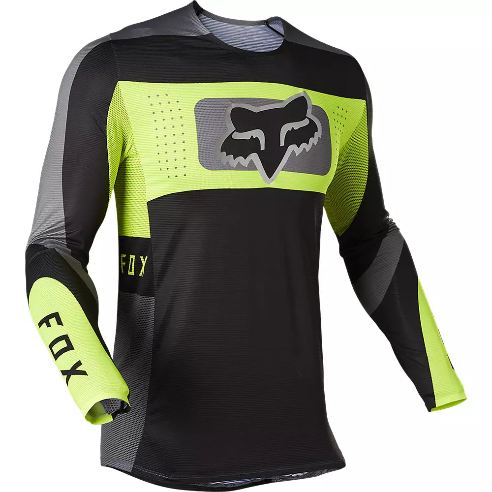 Polera Moto Flexair Mirer Amarillo Fox polera moto fox motocross