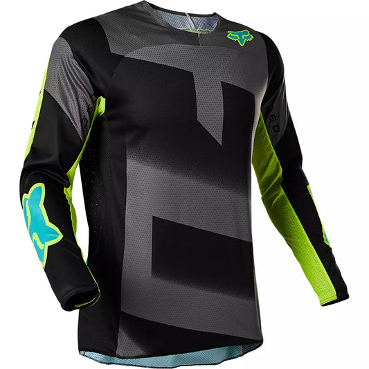 Polera Moto 360 RKANE Negro/Amarillo Fox polera moto fox motocross