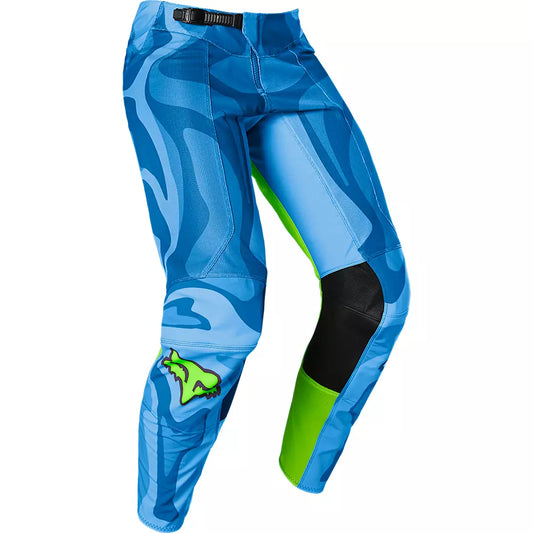 Pantalon Fox Moto Airline Exo para Moto Azul/Amarillo