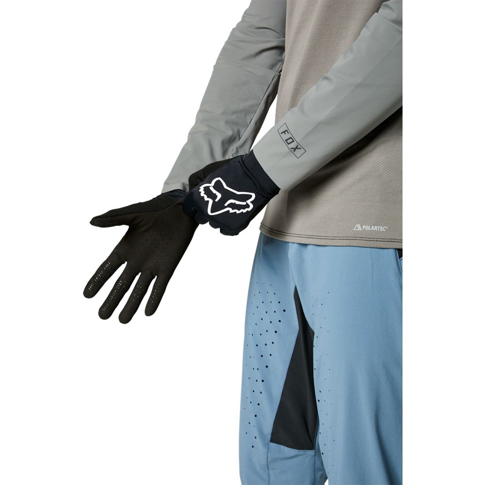 Guantes Bicicleta Flexair Negro Fox - imagen 2