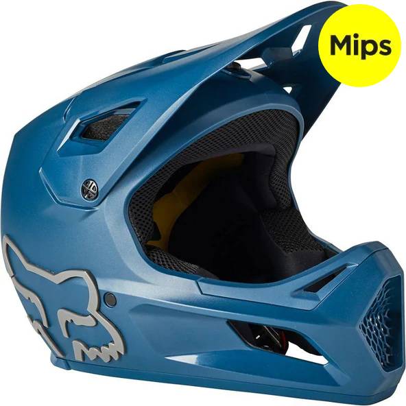 Casco Bicicleta Niño Rampage Azul Fox | Casco MTB Fox casco fox racing motocross mtb
