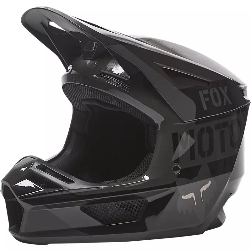 Casco Moto V2 Nobyl Gris Fox | Casco Moto Fox casco fox racing motocross mtb