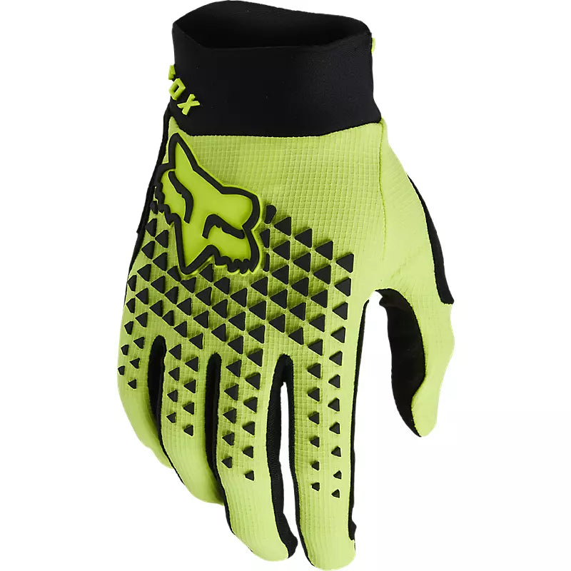 Guantes Bicicleta Niño Defend Amarillo Fox