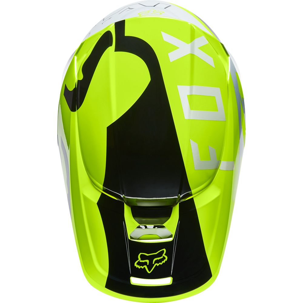Casco Moto V1 Skew Amarillo Fox | Casco Moto Fox casco fox racing motocross mtb