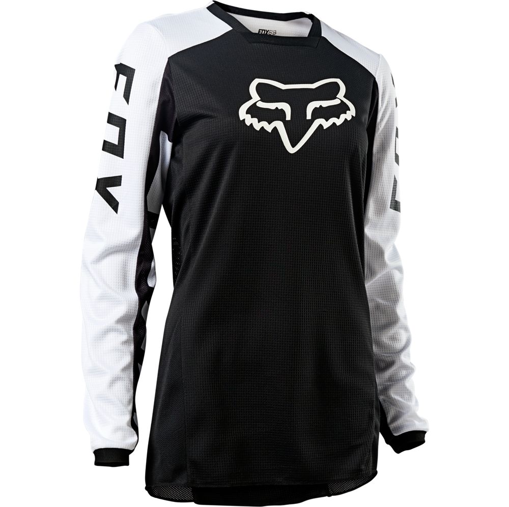 Polera Moto Mujer 180 DJET Negro Fox polera moto fox motocross