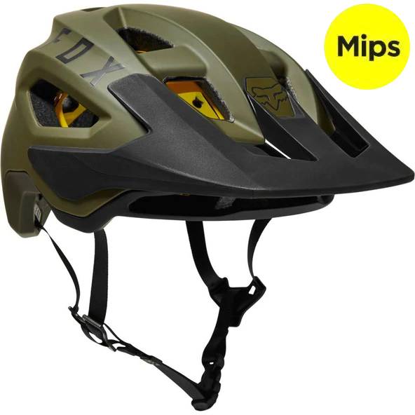 Casco Bicicleta Speedframe Mips CE Verde/Negro Fox | Casco MTB Fox casco fox racing motocross mtb