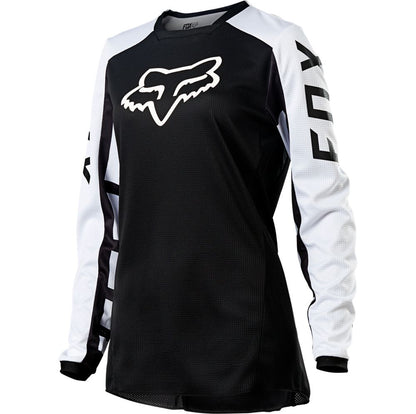 Polera Moto Mujer 180 DJET Negro Fox polera moto fox motocross
