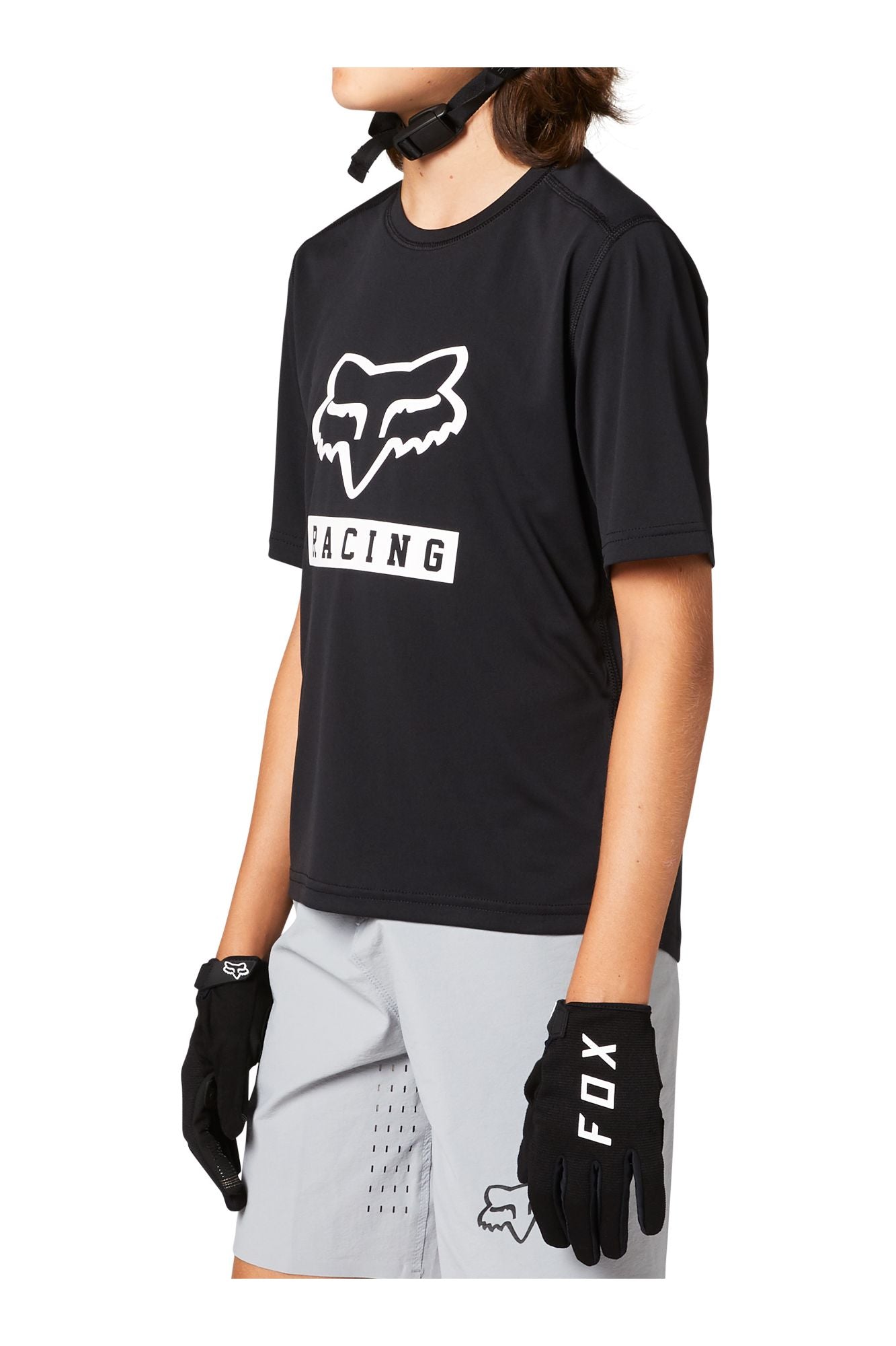 Polera Bicicleta Niño Ranger Negro Fox polera bicicleta fox mtb