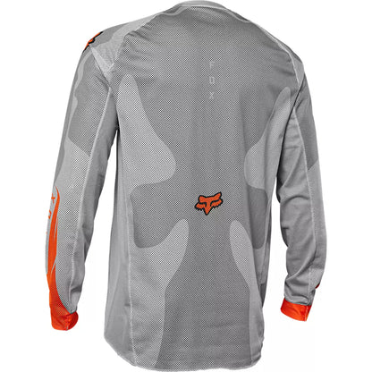 Polera Moto Airline Exo Gris/Naranjo Fox