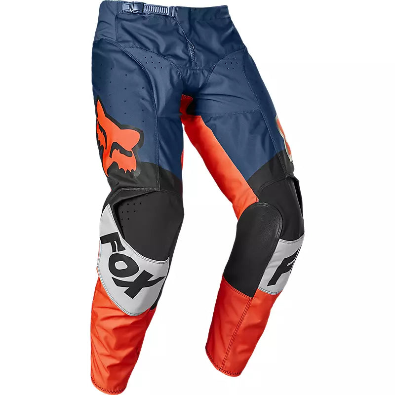 Pantalon Fox Moto 180 TRICE para Moto Gris/Naranjo