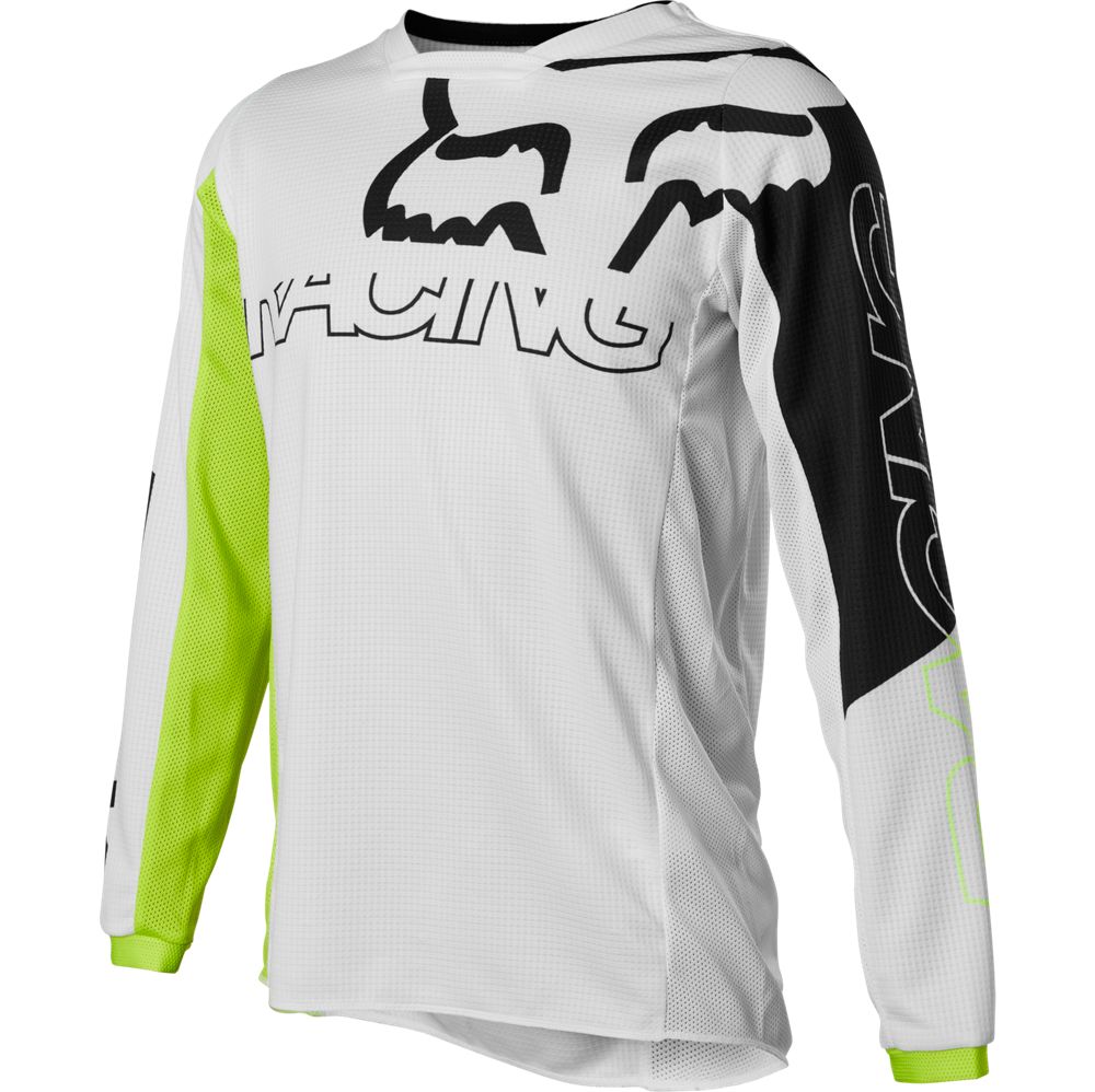 Polera Moto Niño 180 Skew Amarillo Fox polera moto fox motocross