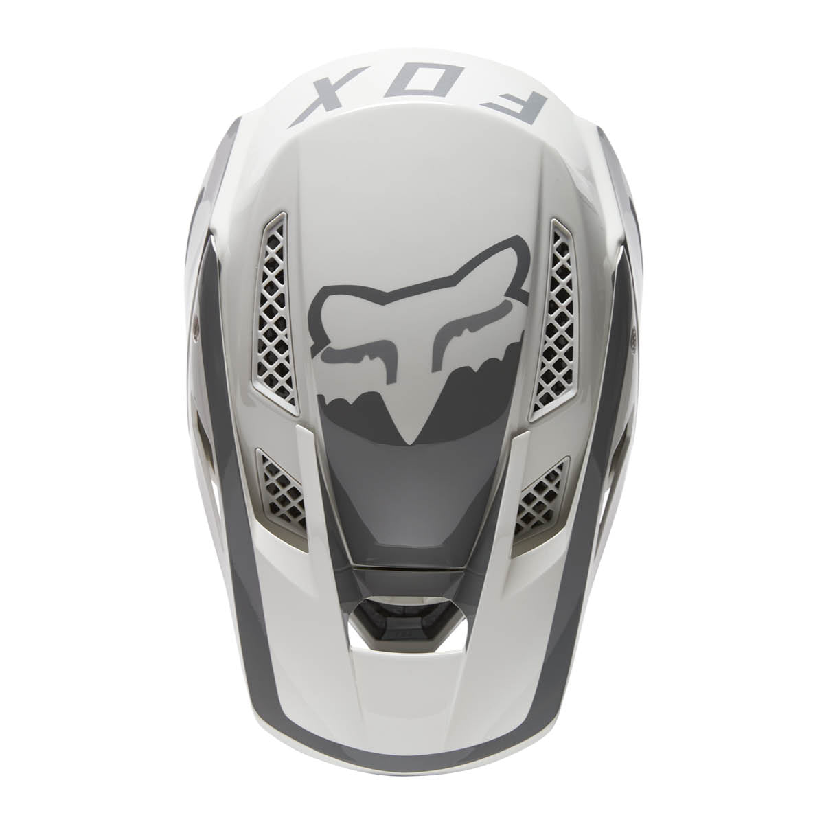Casco Bicicleta Rampage Pro Carbon Mips Blanco/Gris Fox | Casco MTB Fox casco fox racing motocross mtb