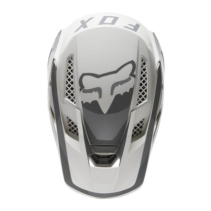 Casco Bicicleta Rampage Pro Carbon Mips Blanco/Gris Fox | Casco MTB Fox casco fox racing motocross mtb