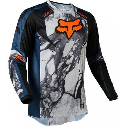 Polera Moto 180 Karrera Azul/Gris Fox