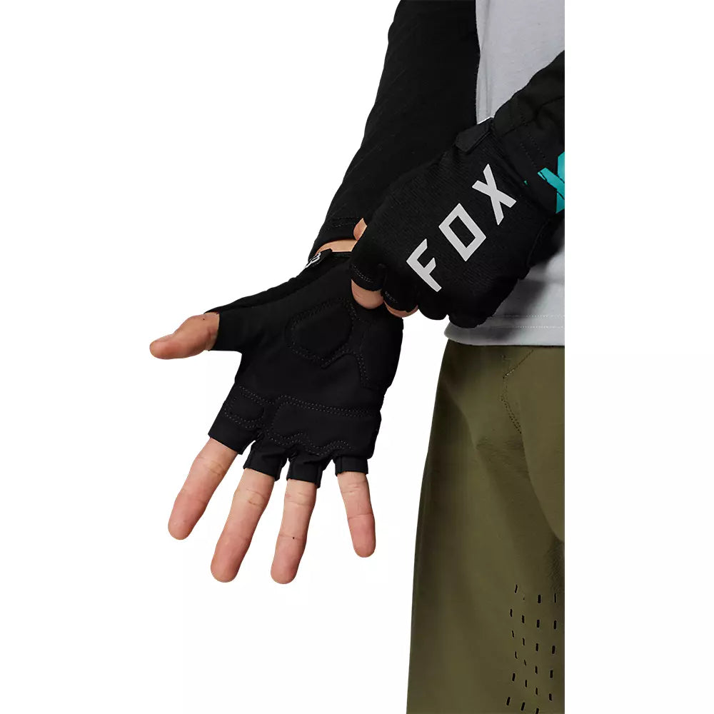 Guantes Bicicleta Ranger Gel Half Finger Negro Fox - imagen 2
