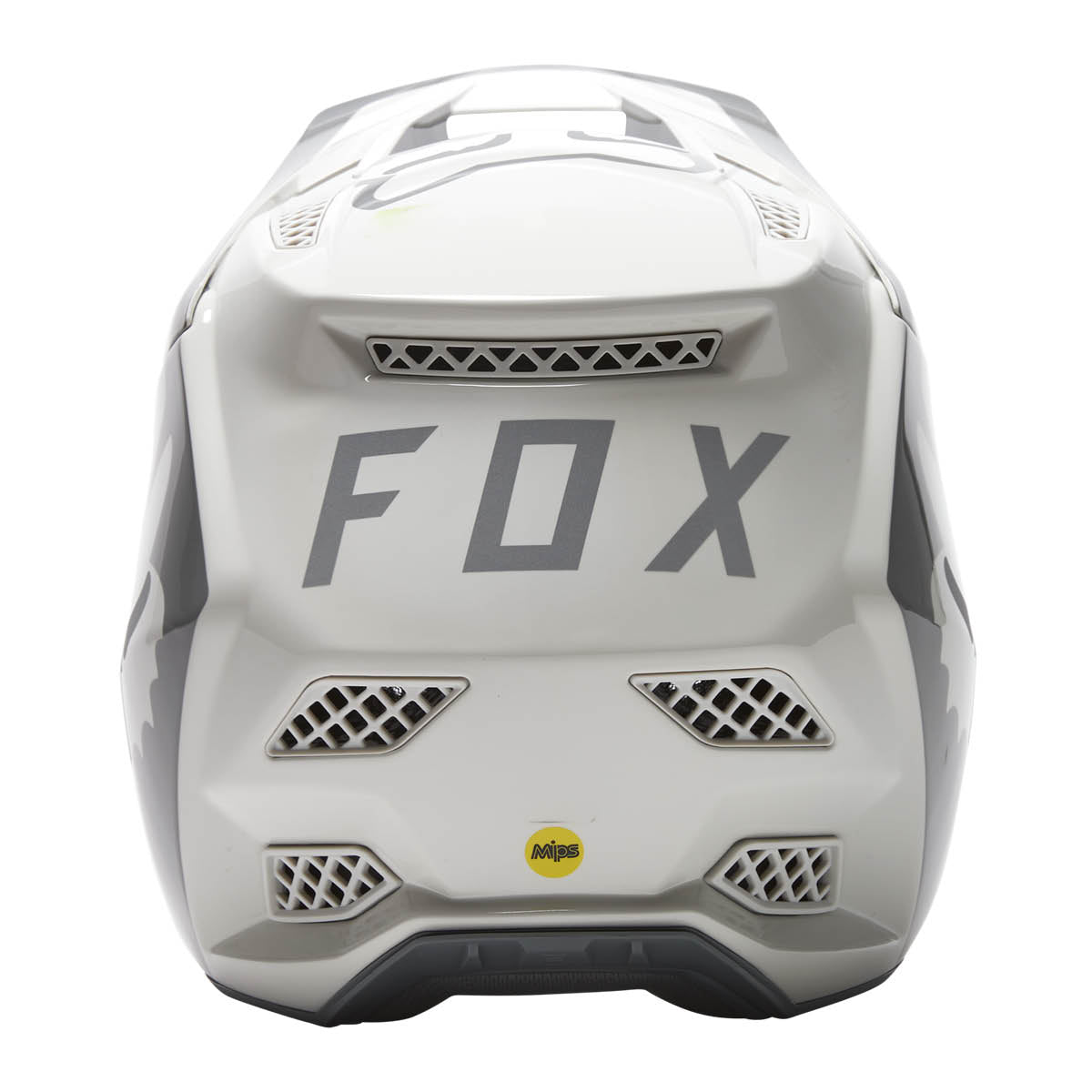 Casco Bicicleta Rampage Pro Carbon Mips Blanco/Gris Fox | Casco MTB Fox casco fox racing motocross mtb