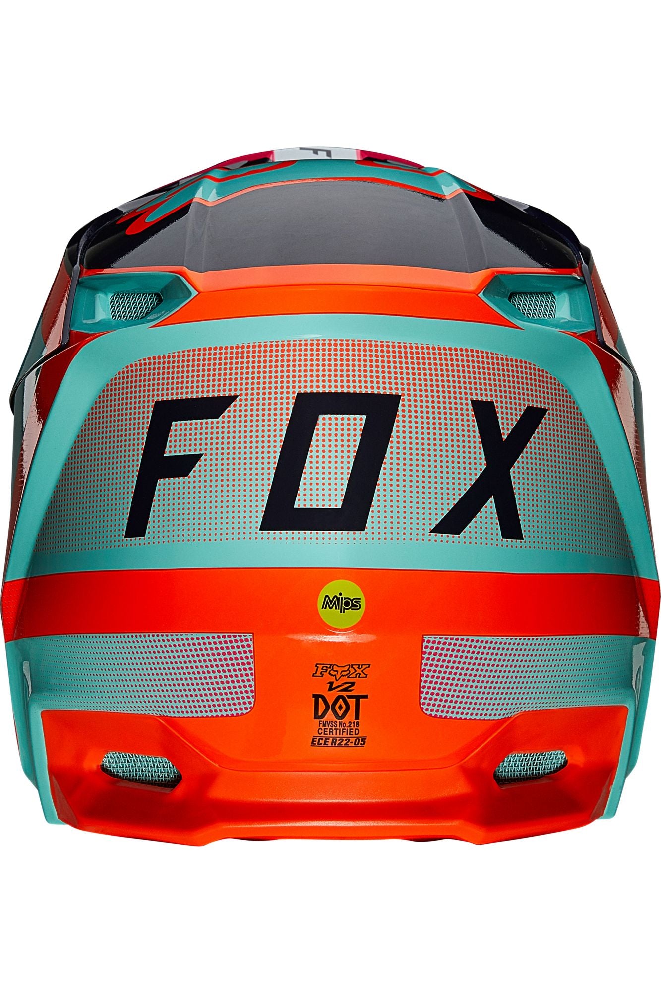 Casco Moto V1 Niño Voke Aqua Fox | Casco Moto Fox casco fox racing motocross mtb