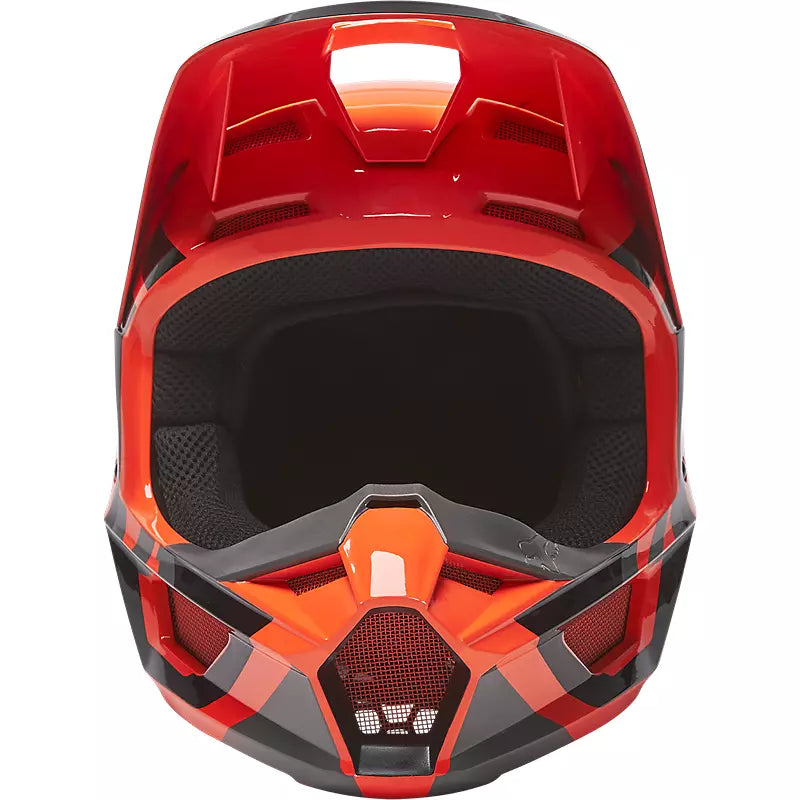 Casco Moto V1 Lux Naranjo Fox | Casco Moto Fox casco fox racing motocross mtb