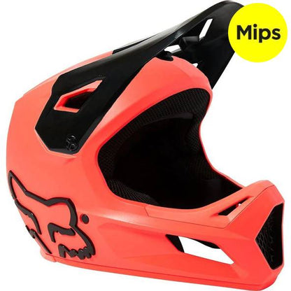 Casco Bicicleta Niño Rampage Naranjo Fox | Casco MTB Fox casco fox racing motocross mtb