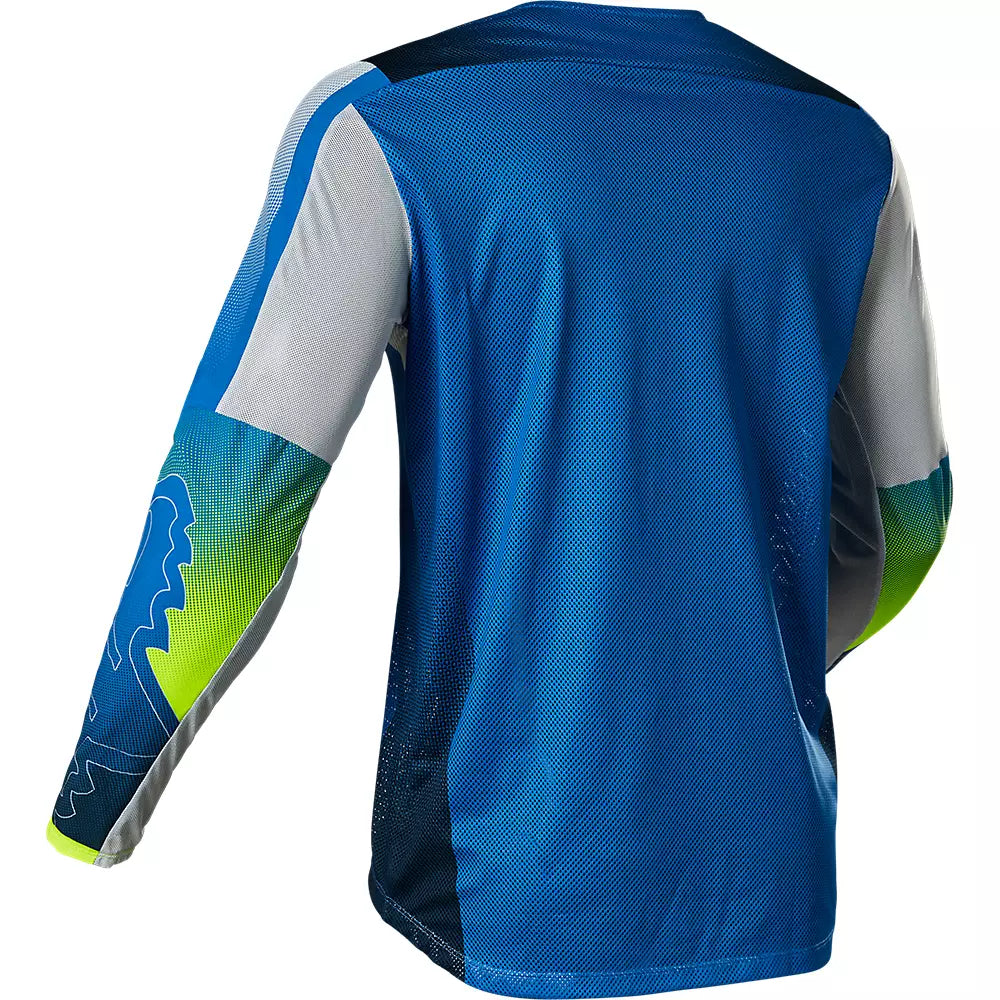 Polera Moto Legion Air Scanz Azul Fox