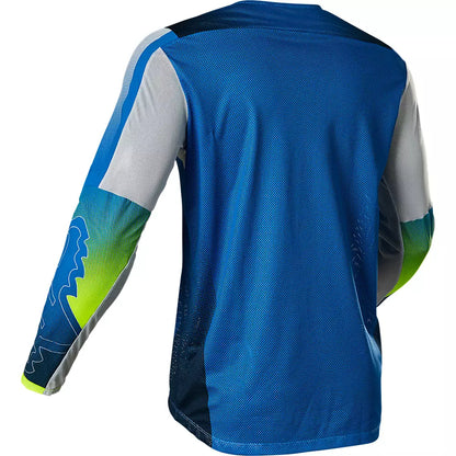 Polera Moto Legion Air Scanz Azul Fox