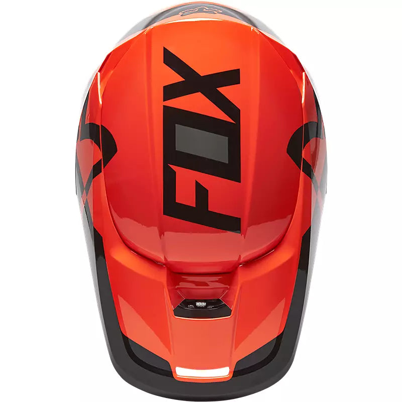 Casco Moto V1 Lux Naranjo Fox | Casco Moto Fox casco fox racing motocross mtb