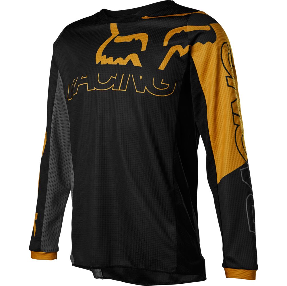 Polera Moto Niño 180 Skew Negro Fox polera moto fox motocross