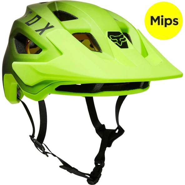 Casco Bicicleta Speedframe Mips CE Negro/Amarillo Fox | Casco MTB Fox casco fox racing motocross mtb