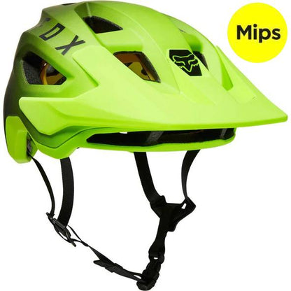 Casco Bicicleta Speedframe Mips CE Negro/Amarillo Fox | Casco MTB Fox casco fox racing motocross mtb
