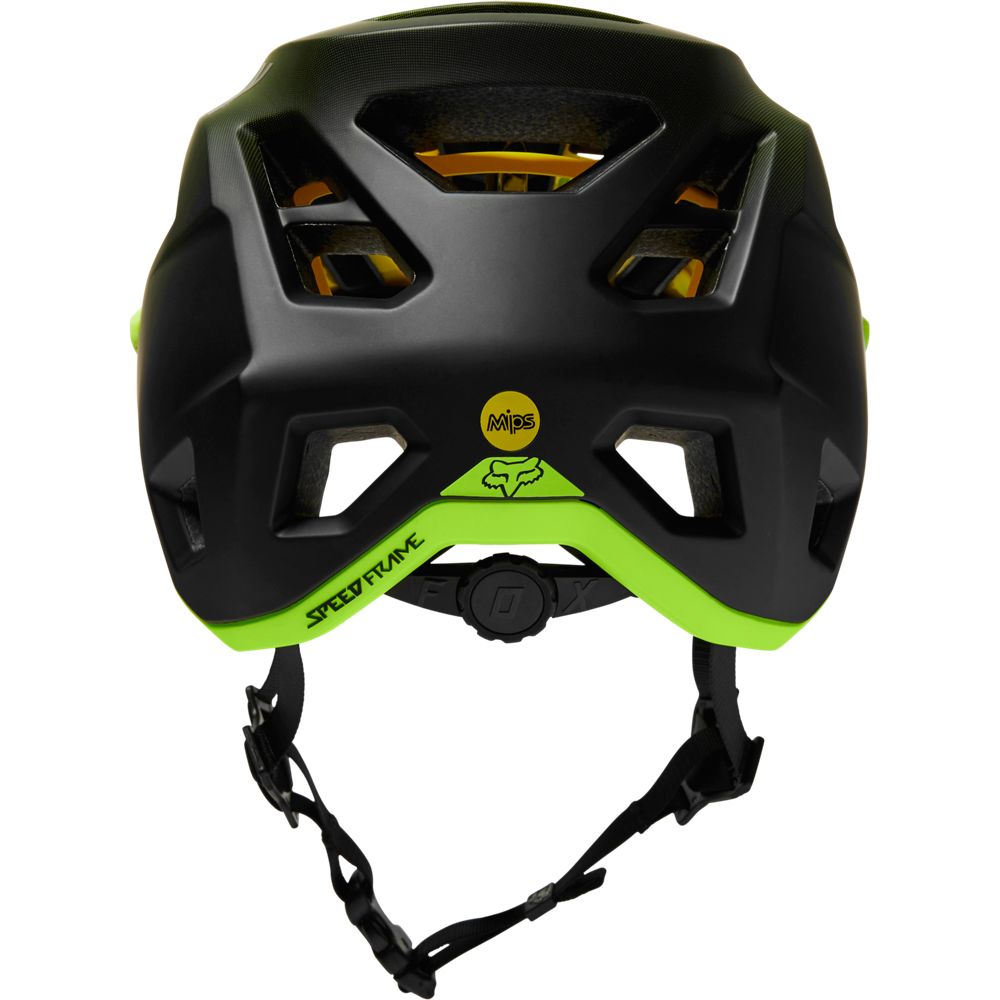 Casco Bicicleta Speedframe Mips CE Negro/Amarillo Fox | Casco MTB Fox casco fox racing motocross mtb