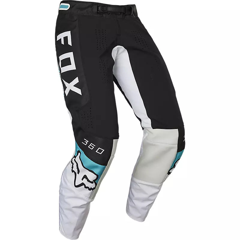 Pantalon Fox Moto 360 Diera para Moto Negro/Blanco