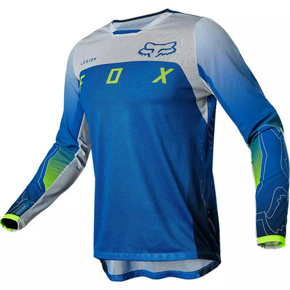 Polera Moto Legion Air Scanz Azul Fox polera moto fox motocross