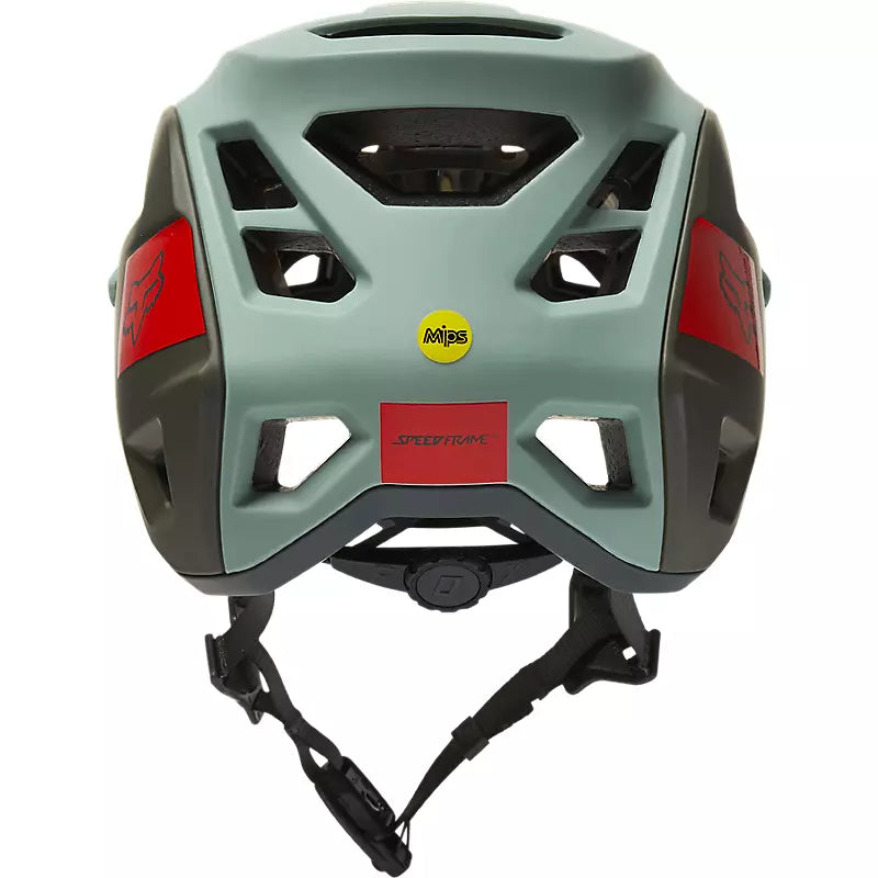 Casco Bicicleta Speedframe Pro Blocked Verde Fox | Casco MTB Fox casco fox racing motocross mtb