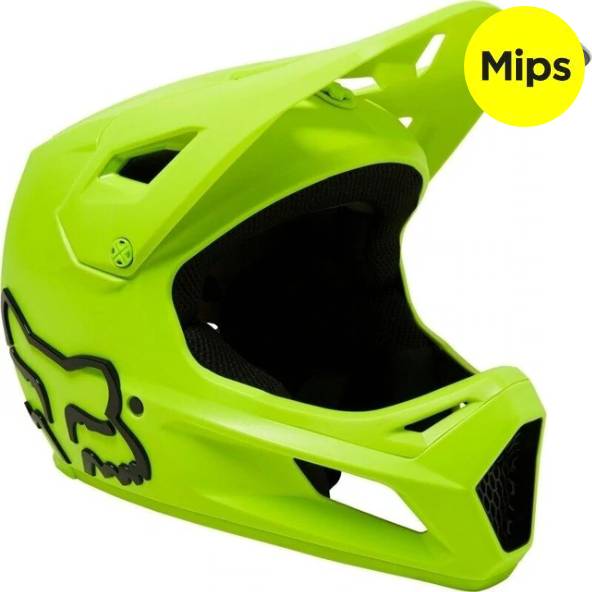 Casco Bicicleta Rampage Amarillo Fox | Casco MTB Fox casco fox racing motocross mtb
