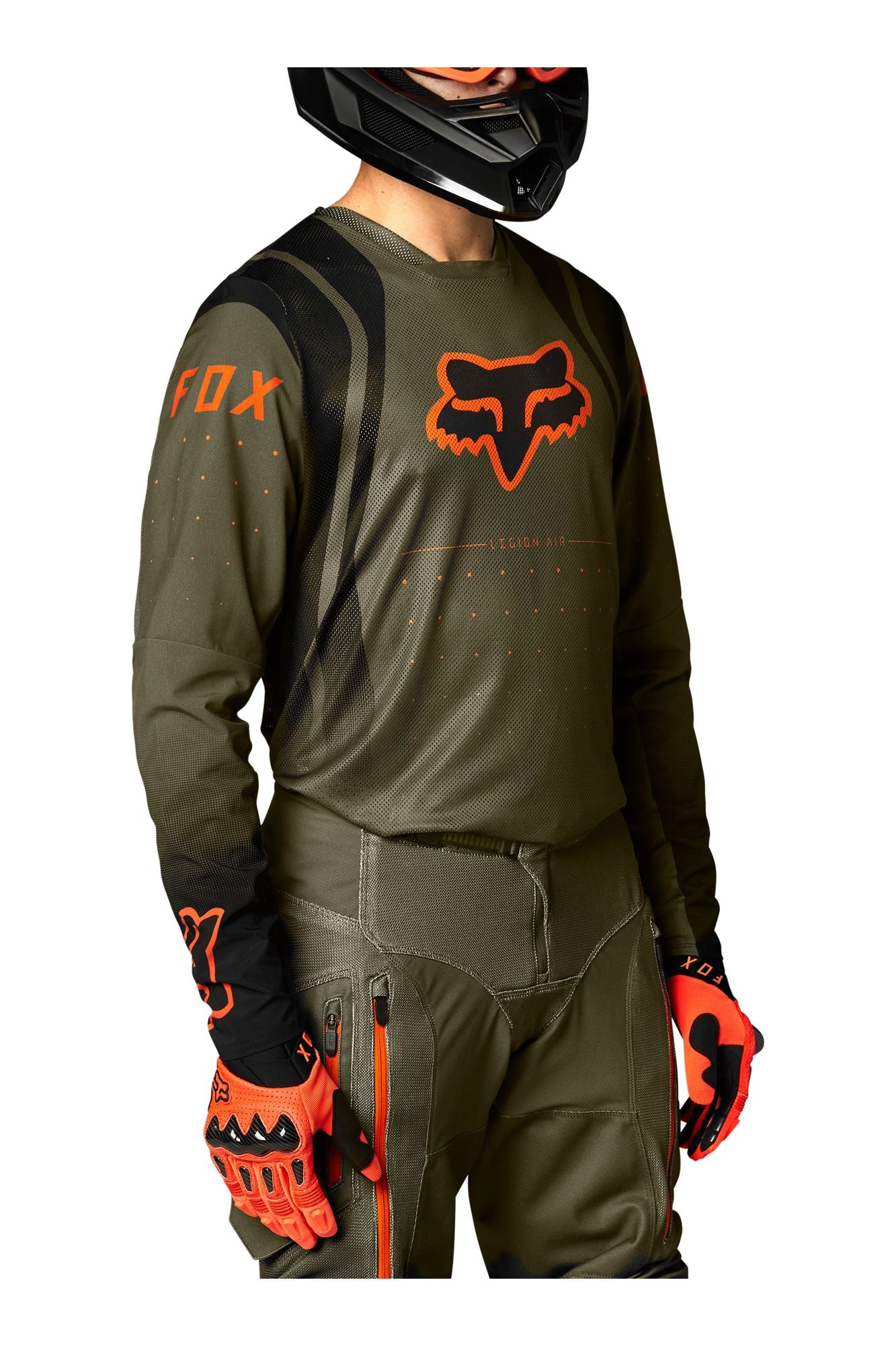 Polera Moto Legion Air Kovent Verde Oliva Fox polera moto fox motocross
